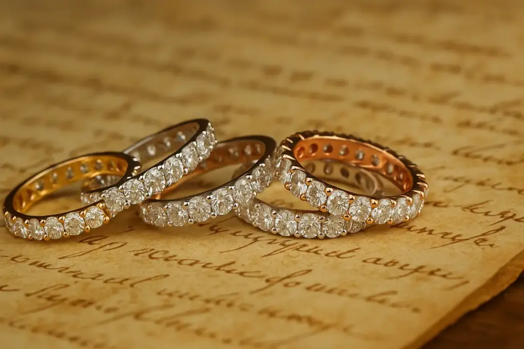 Anelli eternity: Da dove nasce il loro fascino eterno secondo gli storici della gioielleria