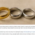 Materiali per anelli personalizzati: quello che cambia tra oro, platino e argento