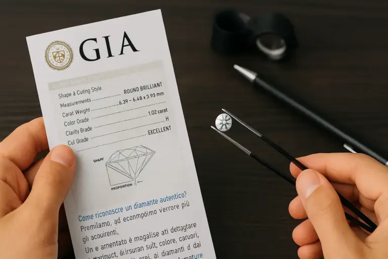Come leggere il certificato GIA di un diamante: gli errori che compromettono l’acquisto