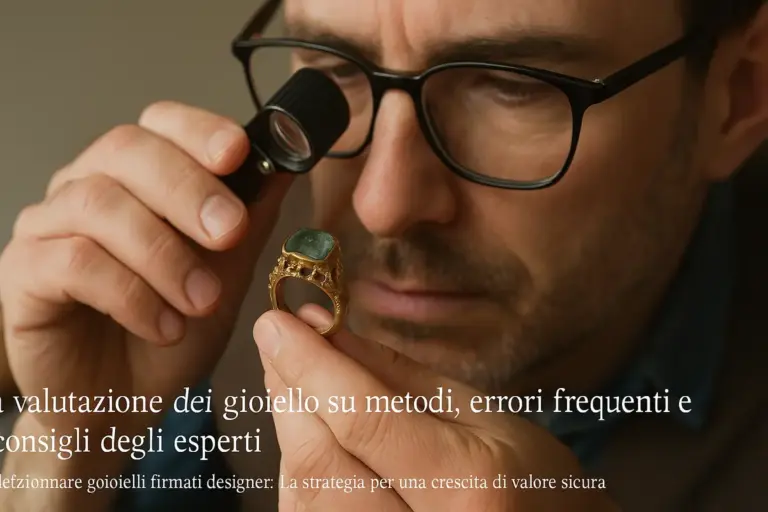 Come si valuta un gioiello artigianale unico: la variabile che altera il risultato