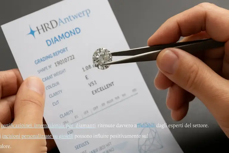 Come si legge una certificazione HRD: il campo che cambia il valore del diamante