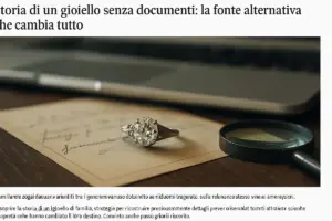 Storia di un gioiello senza documenti: la fonte alternativa che cambia tutto