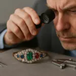 Stima di un gioiello d’epoca con pietre miste: gli aspetti che alterano il risultato
