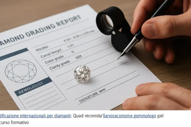 Certificazione diamante per la rivendita: il documento che i compratori esigono davvero