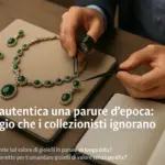 Come si autentica una parure d’epoca: il passaggio che i collezionisti ignorano