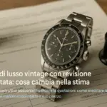Orologio di lusso vintage con revisione documentata: cosa cambia nella stima