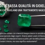 Smeraldi di bassa qualità in gioielleria: i segni che rivelano una trattazione nascosta
