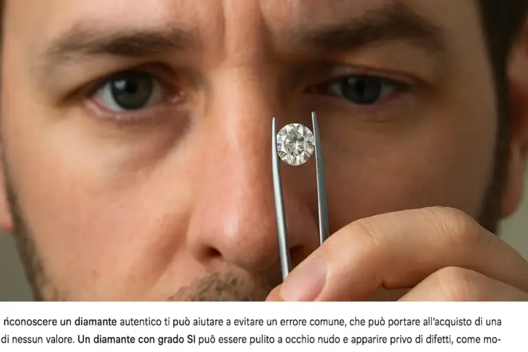 Clarezza del diamante a occhio nudo: quando il grado SI basta davvero