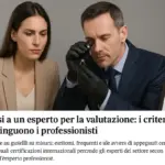 Affidarsi a un esperto per la valutazione: i criteri che distinguono i professionisti