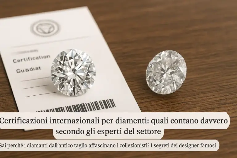Diamante certificato vs non certificato: il rischio che pochi calcolano prima