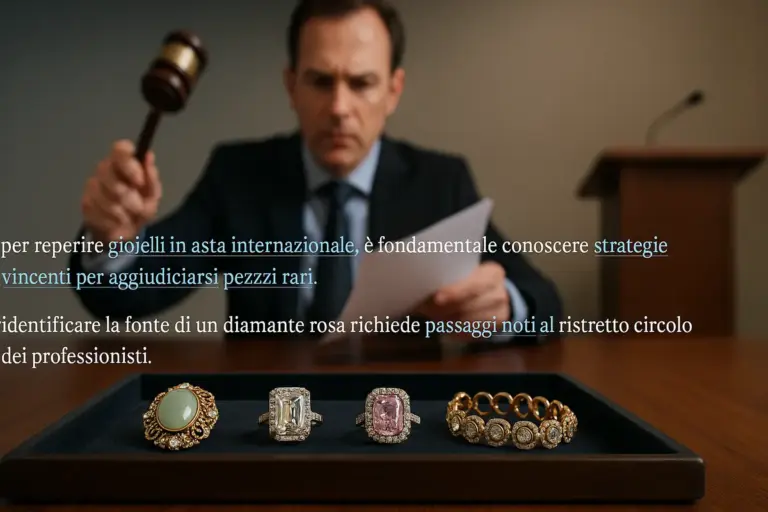 Gioielli d’epoca in asta internazionale: il passaggio che i nuovi acquirenti saltano
