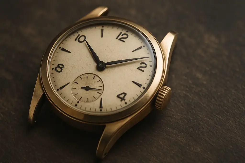 Cassa di un orologio vintage integra o rifinita: il dettaglio che altera il valore
