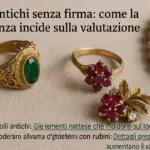 Gioielli antichi senza firma: come la provenienza incide sulla valutazione reale