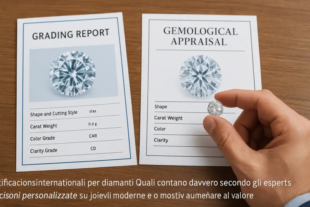 Differenza tra grading report e perizia gemmologica: quale tutela di più