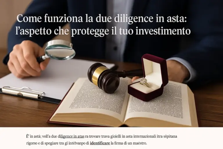 Come funziona la due diligence in asta: l’aspetto che protegge il tuo investimento