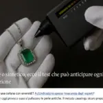 Smeraldo naturale o sintetico in collana: il test che anticipa ogni certificazione