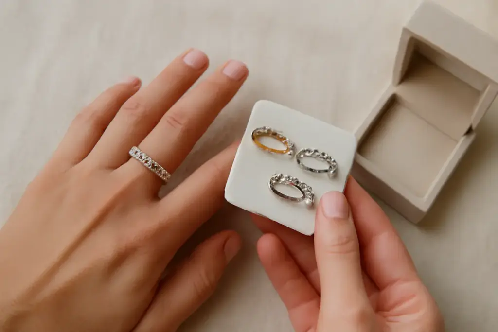 Anello eternity: significato, differenze e come sceglierlo
