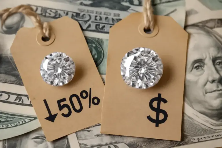 I diamanti lab grown costano il 50-80% in meno: perché il prezzo è così diverso
