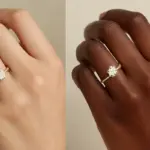 Anello in oro bianco o giallo: il colore della pelle cambia tutto