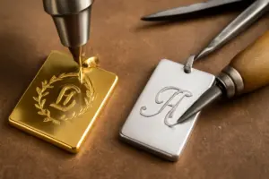 Incisioni personalizzate su oro e argento: laser o bulino, cosa cambia