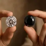 Il diamante nero è un vero diamante, ma di origine diversa