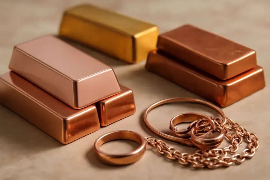 L’oro rosa è oro vero mescolato con rame: per questo tende al rosa
