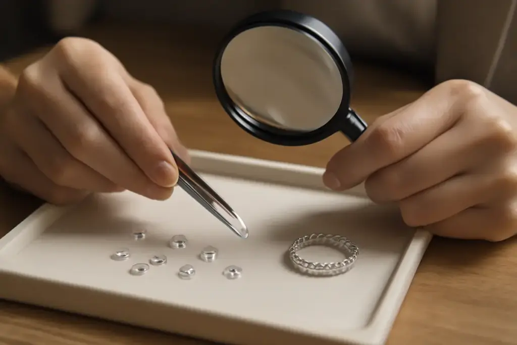 Scegliere i diamanti per un eternity: il taglio influisce più del carato