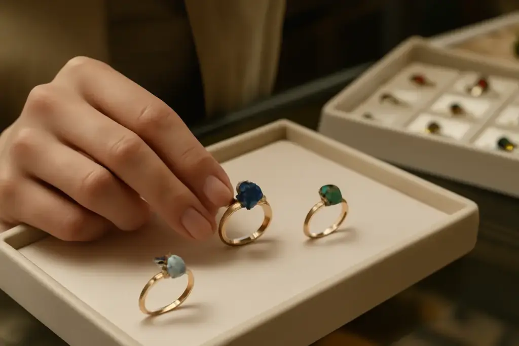 Scegliere un anello con pietra preziosa: il colore conta, ma la saturazione fa il prezzo