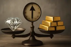 Diamante o oro: quale dei due mantiene meglio il valore nel tempo