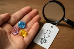 I diamanti colorati trattati costano meno, ma non sono falsi